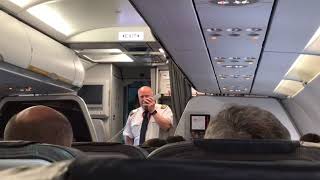 Air Berlin Pilot gibt vor Start emotionales Statement ab [upl. by Delp477]