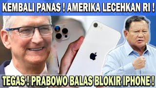 AMERIKA INDONESIA KEMBALI PANAS  AMERIKA LECEHKAN INDONESIA❗️PRABOWO BALIK BALAS BLOKIR IPHONE 😱 [upl. by Akeret14]