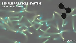 Simple Particle System in TouchDesigner tiny bit of GLSL [upl. by Hanley]