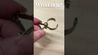 What is this I found it in a jar of jewelry Google Lens wasnt helpful on this one thrifting [upl. by Haleemak]