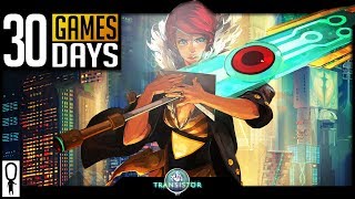 Transistor Impressions  CYPERPUNK BASTIONESQUE  30 Games in 30 Days 930 [upl. by Barvick739]