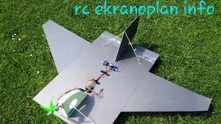 Rc Ground Effect Vehicle  Ekranoplan Plans [upl. by Eelatan697]