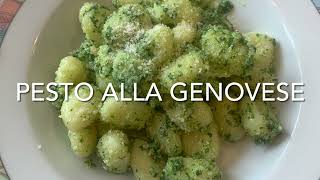 Ricetta Pesto di Basilico alla Genovese con il Bimby  Genovese Basil Pesto Recipe with Thermomix [upl. by Yrotciv414]