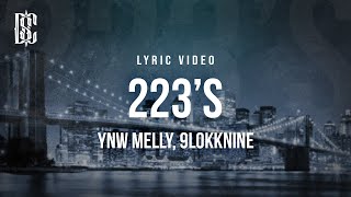 YNW Melly ft 9lokknine  223s  Lyrics [upl. by Ysirhc119]