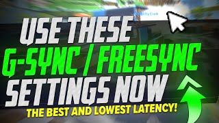 The BEST GSYNC settings are SO EASY and you NEED to try them GUIDE Freesync amp G Sync [upl. by Roht]