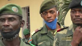 FARDC Visite du Comd Groupement des Ecoles Militaire LEcole dEducation Physique et Sport [upl. by Lynea199]