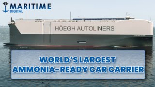 Höegh Autoliners books world’s largest ammoniaready car carriers in China [upl. by Rollie226]