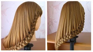 Coiffure simple cheveux mi long  long ♡ Tuto coiffure avec tresse ♡ facile à faire [upl. by Alicia]