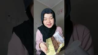 coklat dubai hazelnut shorts imgetlose nabila hijab mukbang makan coklat [upl. by Biamonte]