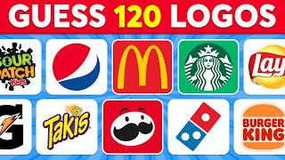 Guess the Logo in 3 Seconds  120 Famous Logos Food amp Drink 🍔🥤 Logo Quiz 2024 [upl. by Wessling]