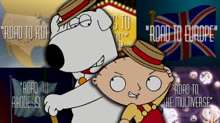 The BEST Episodes Of Family Guy The Road To Episodes [upl. by Vallery596]