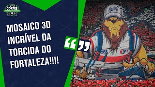 De arrepiar Torcida do Fortaleza faz MOSAICO ESPETACULAR para duelo contra o Bahia pelo Brasileirão [upl. by Eustacia]