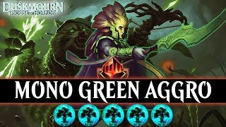 Mono Green Aggro In Duskmourn Standard [upl. by Jarus]