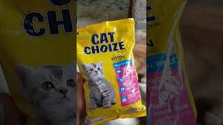 CAT CHOIZE BRAND CAT FOOD REVIEW shorts [upl. by Gulgee391]