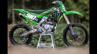 Insane Kawsaki KLX140 mini  Dirt Bike Magazine [upl. by Ahsikym]