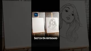 Sketch to Artboard in Photoshop shorts [upl. by Ardnak]