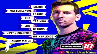 DOWNLOAD Winning Eleven 10 2022 PS2 UPDATE TERBARU VARANE  Wahyu Game Rental [upl. by Retsev]