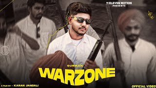 Warzone  Gurman  Takkar  11Eleven Motion  Punjabi Song 2024 [upl. by Niel]