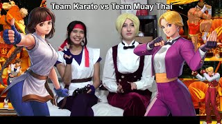 Cosplay Retas  Team Muay Thai vs Team Karate [upl. by Shrier43]