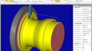 Whats New  Mastercam X7 Lathe Dynamic Roughing [upl. by Ilah]