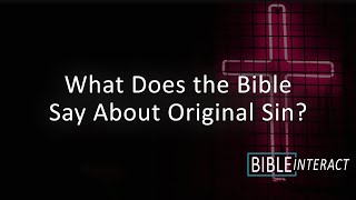 What Does the Bible Say About Original Sin [upl. by Ahiel221]