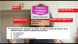 TEST DAMMISSIONE  COSA STUDIARE  parte scientifica😱 [upl. by Aniled]