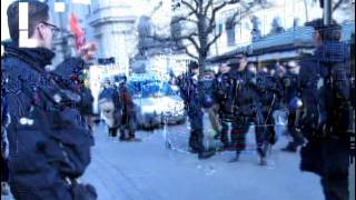 Kein Frieden mit der NATO  Demo gegen die NATO Kriegstagung  München 01022014 [upl. by Ihp510]