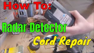 How To Repair Escort or Uniden Radar Detector Cords RJ11 Do it Yourself [upl. by Swainson]