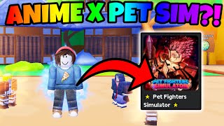 This NEW Anime Game Combines ANIME AND PET SIMULATOR Pet Fighters Simulator [upl. by Ative534]