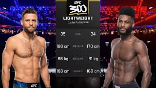 Calvin Kattar vs Aljamain Sterling Full Fight  UFC 300 Fight Night [upl. by Anilek]