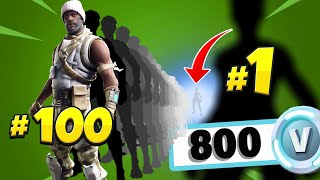 Top 100 BEST 800 VBucks Skins To Buy in Fortnite [upl. by Ahrens]