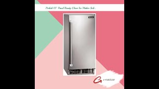 Perlick 15quot Panel Ready Clear Ice Maker Solid Door Reversible Hinge [upl. by Yelram]