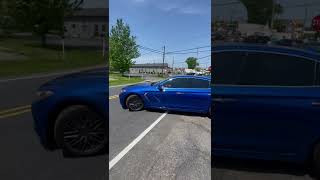 Ark Second Downpipe and Catback Exhaust Sound Genesis G70 33T Mods [upl. by Tnomal]