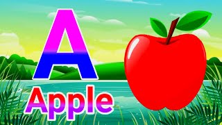 A for Apple B for Ball C for Cat D For Dog Learning Tv Phonics Song A To Z Alphabet [upl. by Norman]