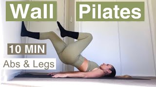 15 Min Wall Pilates to Burn Fat amp Tone Up  28 DAY WALL PILATES CHALLENGE Day 3 [upl. by Renie]