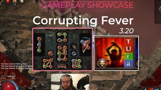 PoE Sanctum 320  Corrupting Fever Champion  Build Showcase  Guide [upl. by Nosiddam]