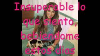 Anahi  Super Enamorandome Letra [upl. by Ioyal171]