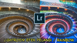 Edit foto efek pelangi  rainbow  menggunakan Adobe Lightroom di Android  hp [upl. by Stanfield]