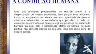 Hannah Arendt  A Condição Humana [upl. by Poler685]