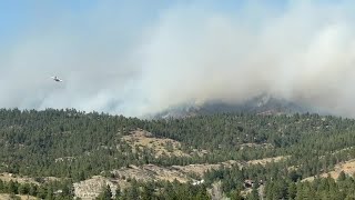 Video Firefighting aircraft work the Horse Gulch Fire outside Helena on July 10 [upl. by Fulmer768]