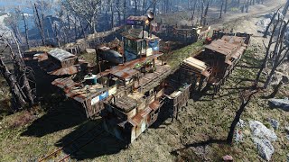 Fortified Oberland Station Supply Checkpoint FALLOUT 4 SETTLEMENT BUILD Tour [upl. by Garnett]