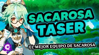 ✅SACAROSA TASER ⚡ Equipo META de F2P⭐ Genshin Impact [upl. by Tacita802]