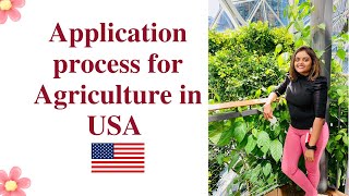 Application process for Masters in Agriculture in USA  Grad student  Indian Student  UMD [upl. by Ateiluj96]