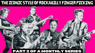 The Iconic Style Of Rockabilly Fingerpicking Part 2 guitartutorial [upl. by Hsejar]