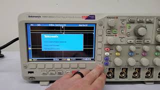 Tektronix MSO 2024 Mixed Signal Oscilloscope A 58102 [upl. by Ketti]