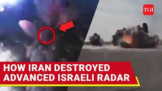 Iranian Guided Missile Destroys Hightech Israeli Radar At Nevatim Iran Releases Video From Oct 1 [upl. by Ellenwad406]