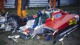 Didier Pironi Crash RARE Aftermath Angle [upl. by Aerdnahc]