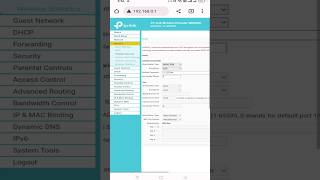 tp link router password change  how to change tp link wifi router password shorts [upl. by Ytisahc240]