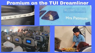 Premium Seats on TUI Dreamliner with Measurements [upl. by Eibbed]