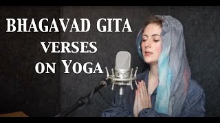 Bhagavad Gita  Sanskrit Verses on Yoga  Relaxing Meditation [upl. by Oir]